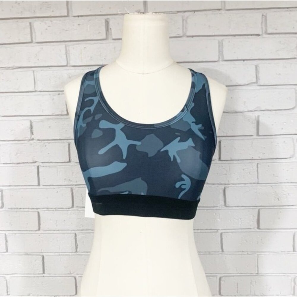 CHRLDR Women’s‎ Blue Camo Sports Bra - Size Small